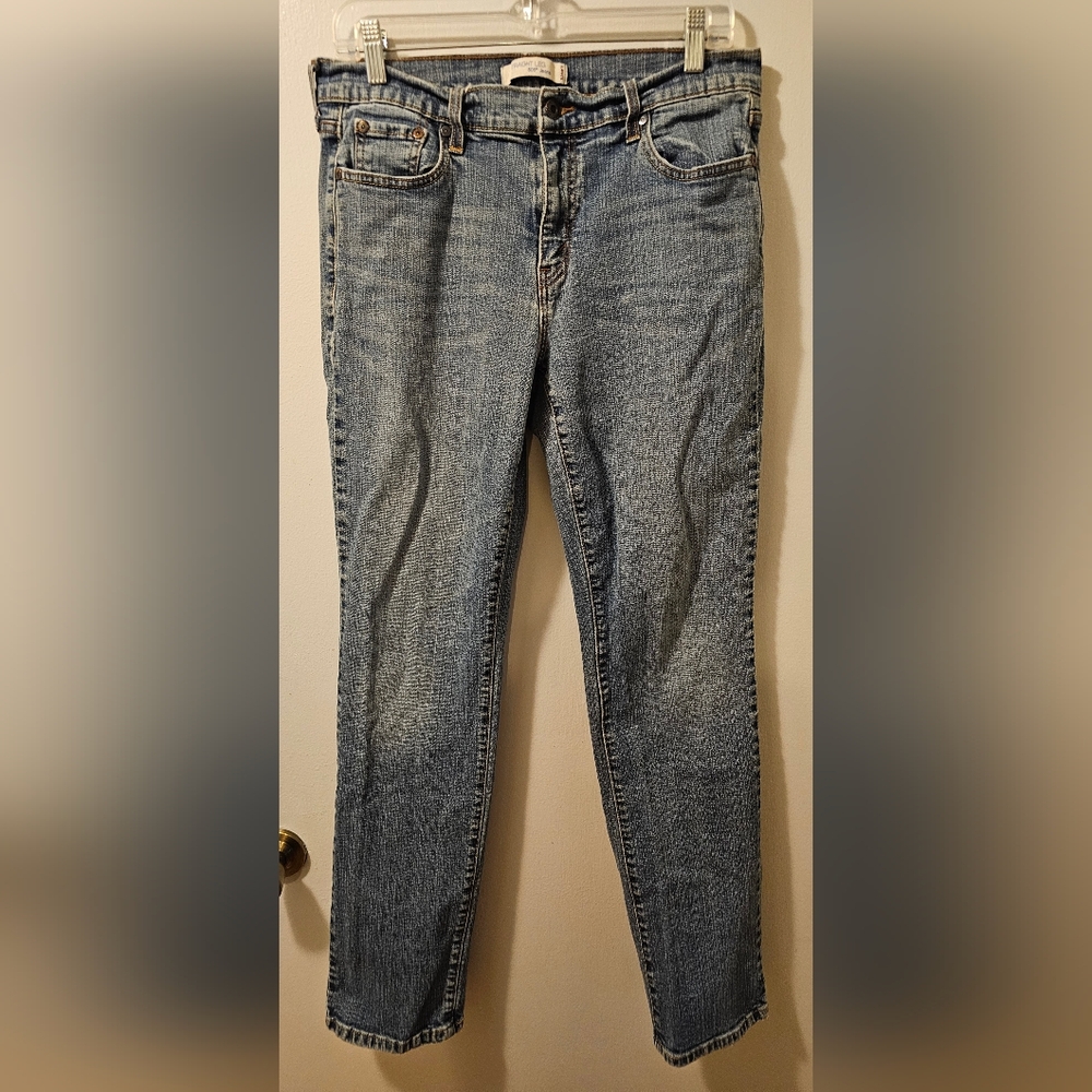 Levi's 505 Straight Leg Denim Jeans Blue Women's Size 12L 32x32